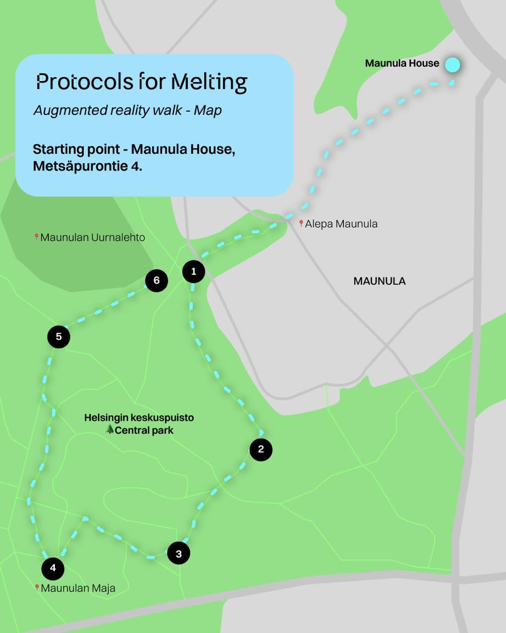 Map of the route